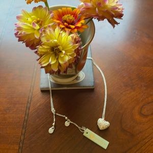 Spartina Bursting Heart 💜 Slide Necklace 💗